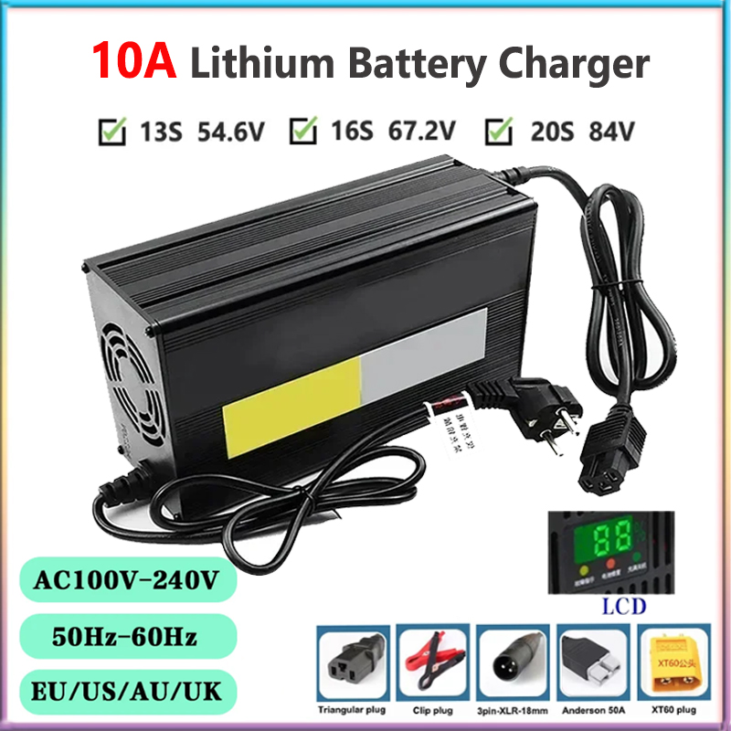84V 20A Smart Charger - ที่ชาร์จแบตเตอรี่ลิเธียม10A 48V 60V 72V 13S 16S