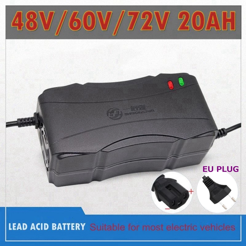 84V 20A Smart Charger - 48 V/60 V/72 V 2.8A สมาร์ทแบตเตอรี่ตะกั่วกรด