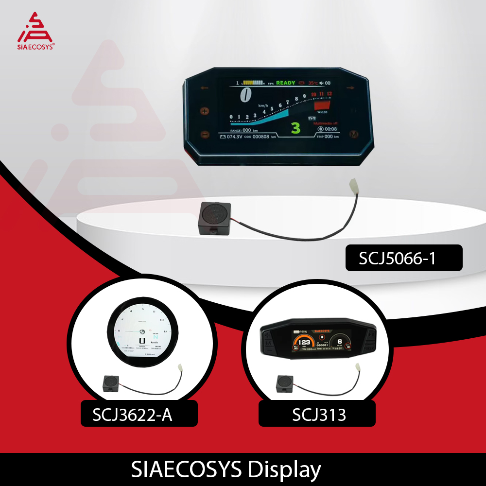 Kelly Kls7230S Controller - มาตรวัดความเร็วรถจักรยานยนต์ไฟฟ้า SiAECOSYS รุ่น SCJ5066-1 SCJ313 SCJ3622-A