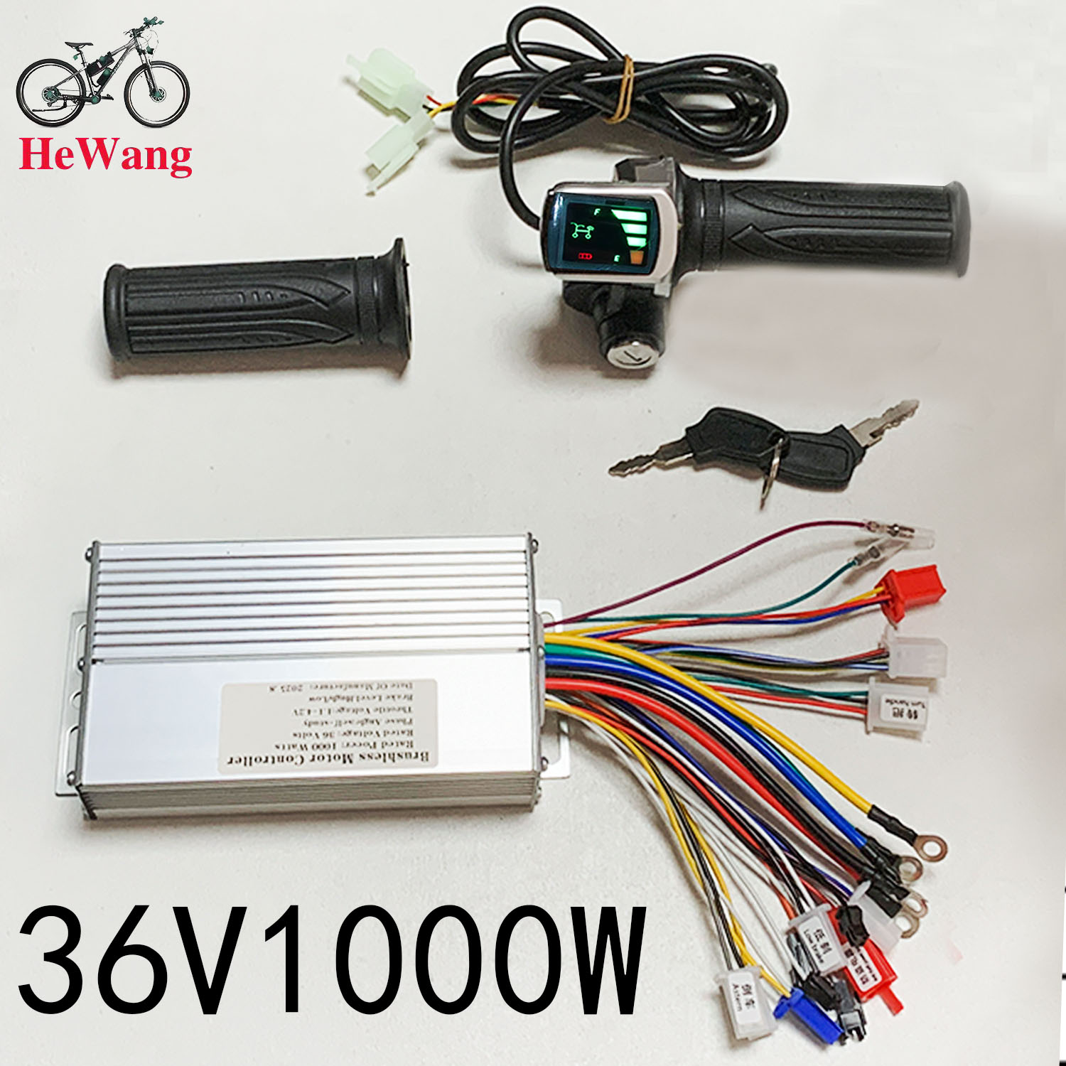 Kelly Kls7230S Controller - มอเตอร์ไร้แปรงถ่าน 36V 1000W สำหรับจักรยานไฟฟ้า พร้อมตัวควบคุม 2