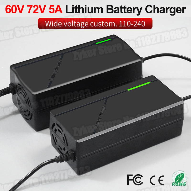 84V 20A Smart Charger - 60V 72V 5A แบตเตอรี่ลิเธียม 67.2V 84V