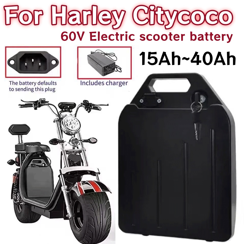 60V 50Ah Electric Scooter Battery - แบตเตอรี่ลิเธียม 18650 กันน้ำ 2026 60V 15Ah-40Ah