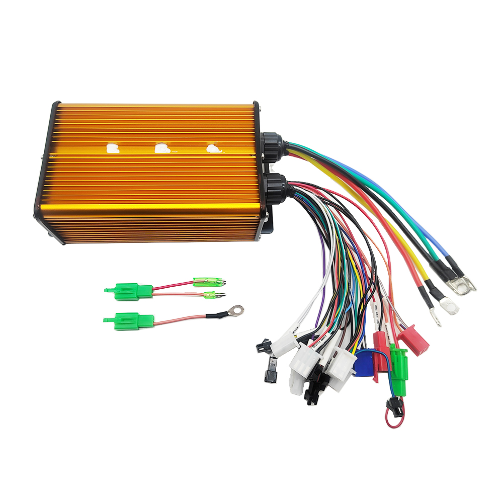 Kelly Kls7230S Controller - คอนโทรลเลอร์ไร้แปรงถ่าน Sinewave สำหรับมอเตอร์ไฟฟ้ากระแสตรง E-Bike E-Scooter 2000-3000W