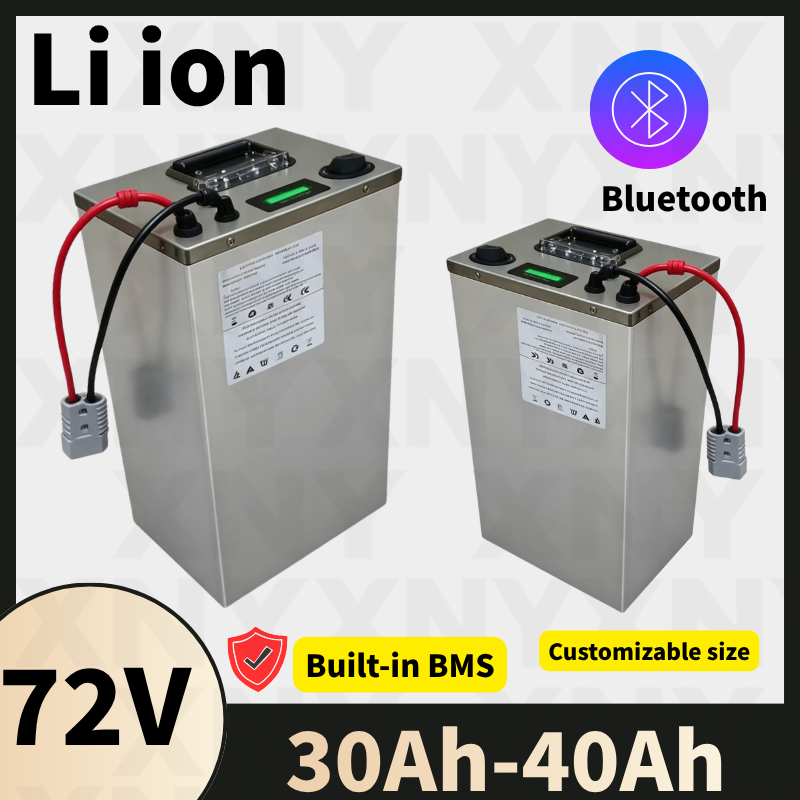 72V 40Ah Lifepo4 Battery Pack - แบตเตอรี่ลิเธียมไอออน 72V 30Ah/40Ah พร้อม BMS 200A/100A