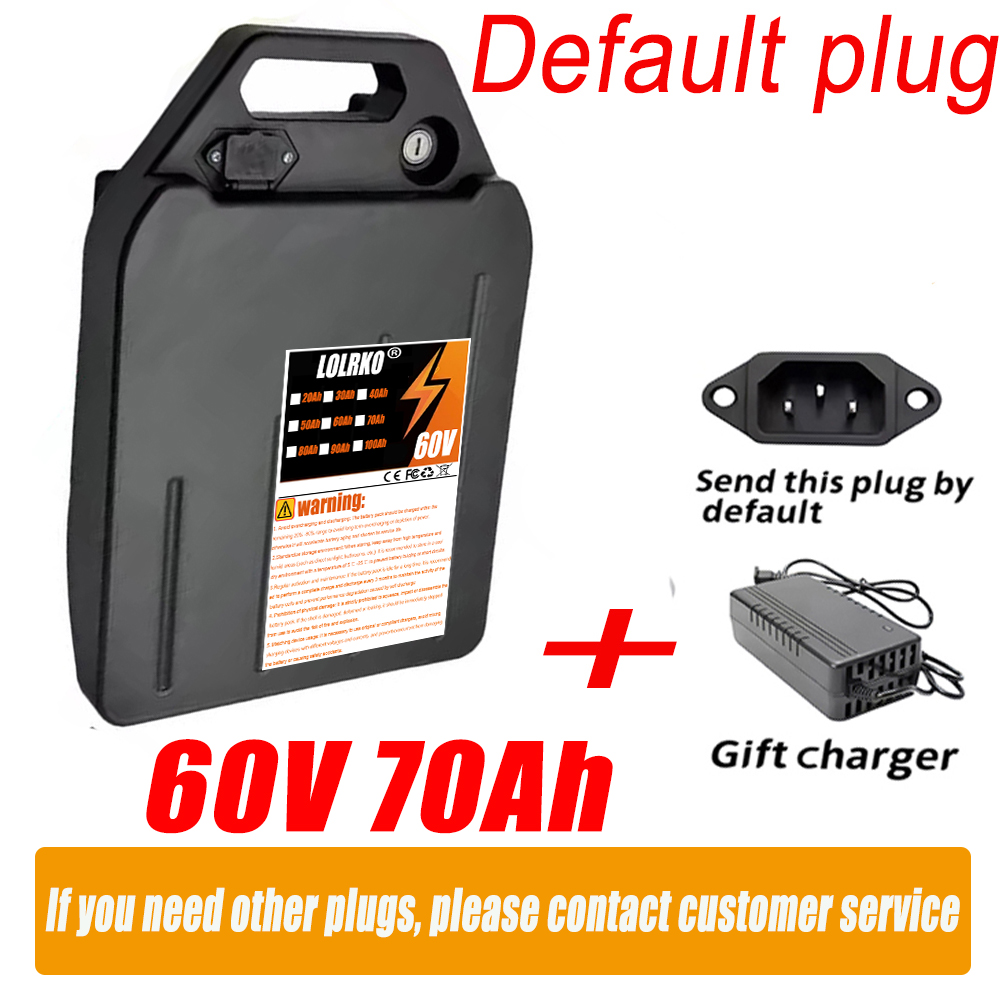 60V 50Ah Electric Scooter Battery - แบตเตอรี่ลิเธียมสำหรับยานพาหนะไฟฟ้า 60V 20Ah 50Ah 1500W สำหรับสกู๊ตเตอร์ไฟฟ้า