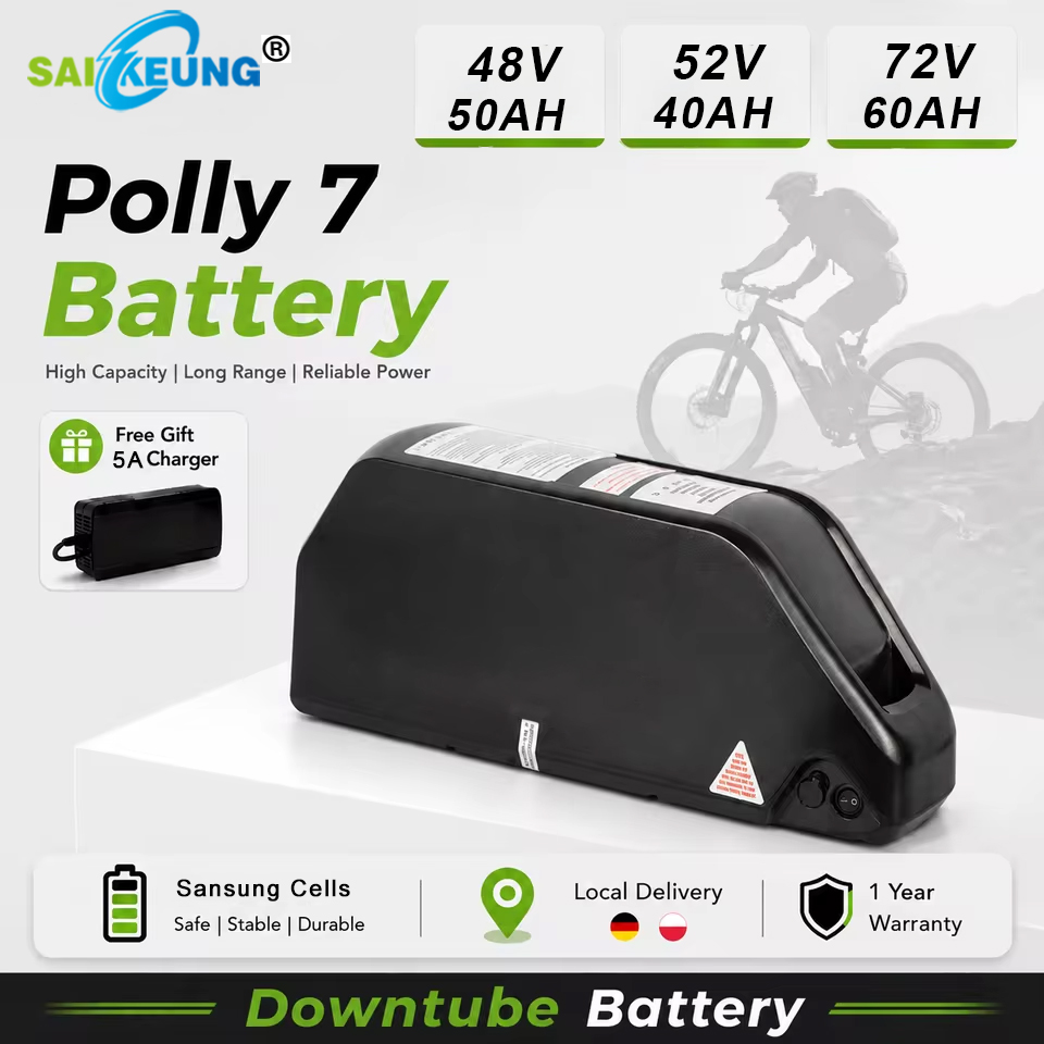 72V 50Ah 21700 Lithium Battery - แบตเตอรี่จักรยานไฟฟ้า Cham-Rider 36V 48V 52V 30Ah