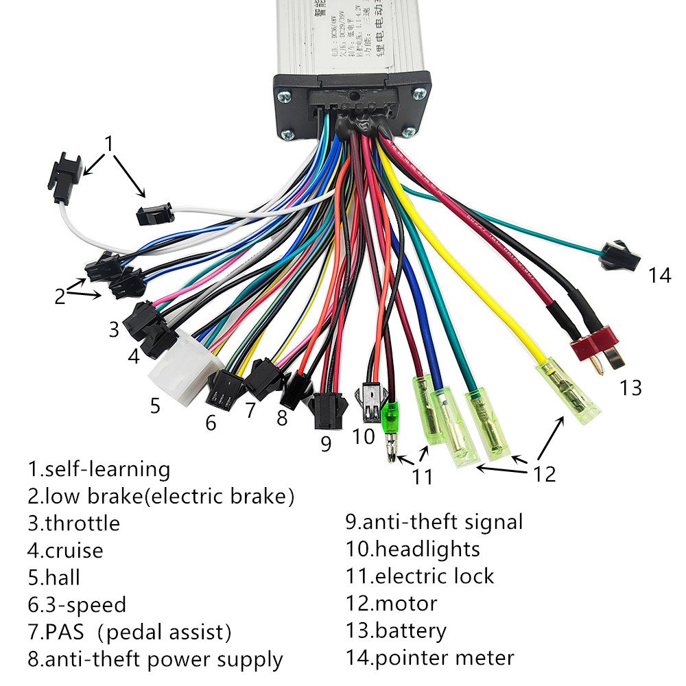 36V 48V 350W E-Bike Controller - Kelly Kls7230S Controller บทวิจารณ์และราคา