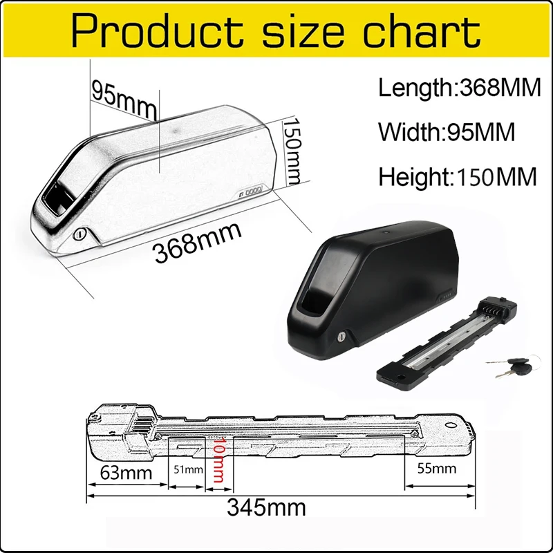 แบตเตอรี่จักรยานไฟฟ้า Hailong  - 72V 50Ah 21700 Lithium Battery บทวิจารณ์และราคา