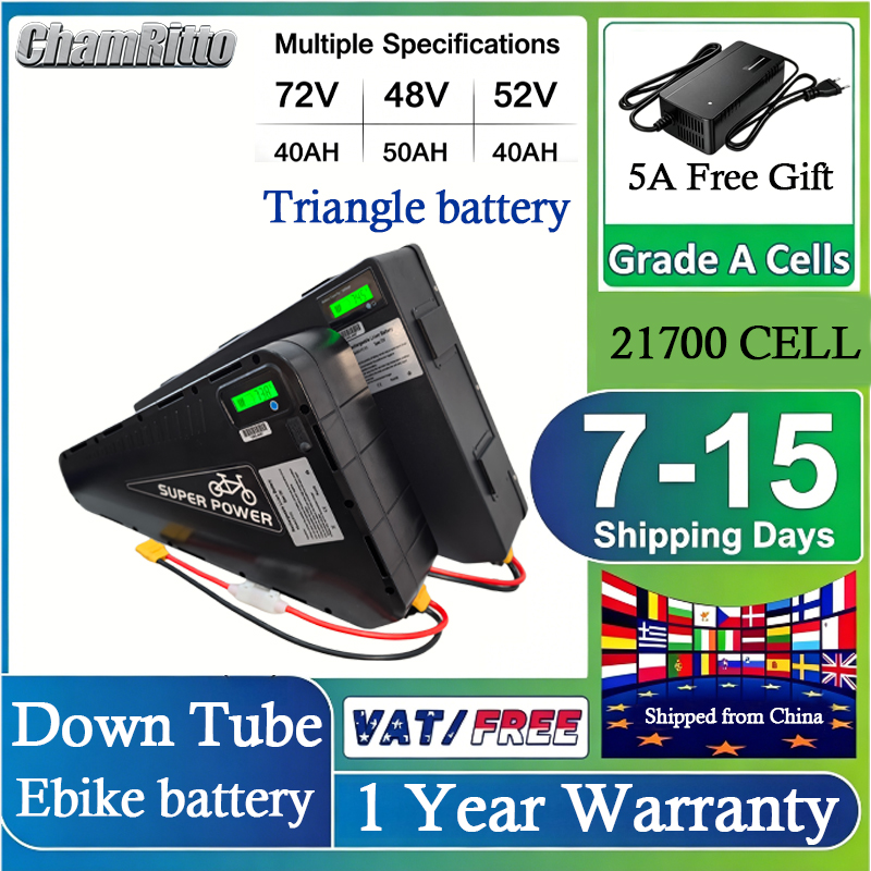 จักรยานไฟฟ้า 72v cham rider 30 - 72V 50Ah 21700 Lithium Battery บทวิจารณ์และราคา