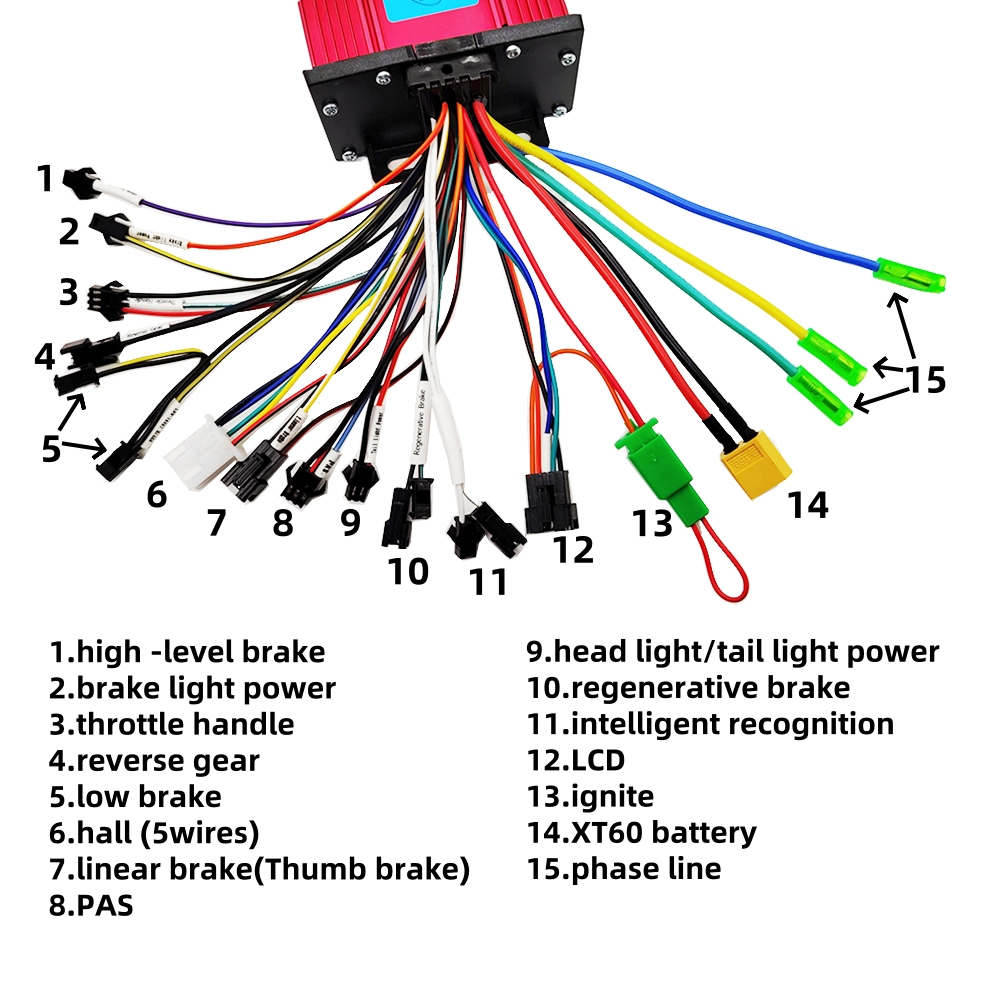 36V 48V 60V 1200W 1500W 2000W  - Kelly Kls7230S Controller บทวิจารณ์และราคา