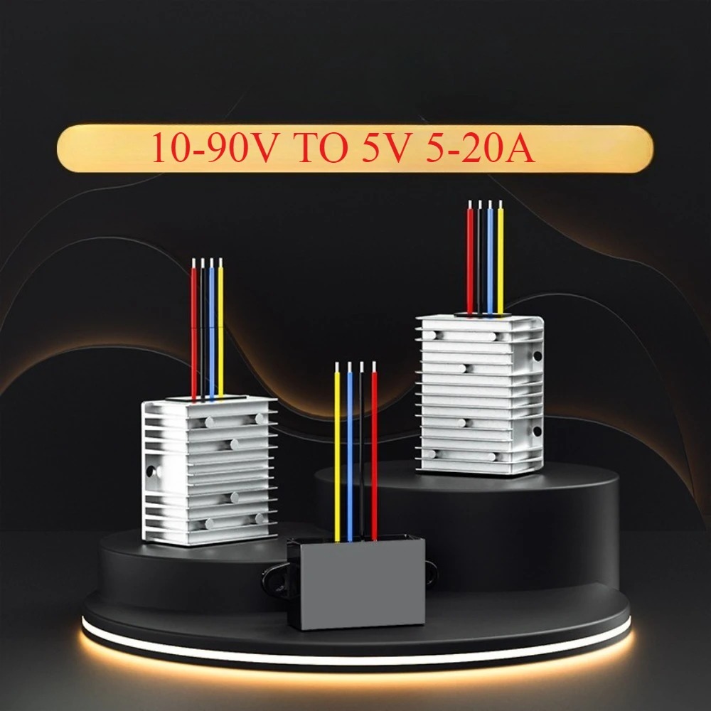 ตัวแปลงไฟ DC 10-90V เป็น 5V ตั - 72V 15A Fast Charger บทวิจารณ์และราคา