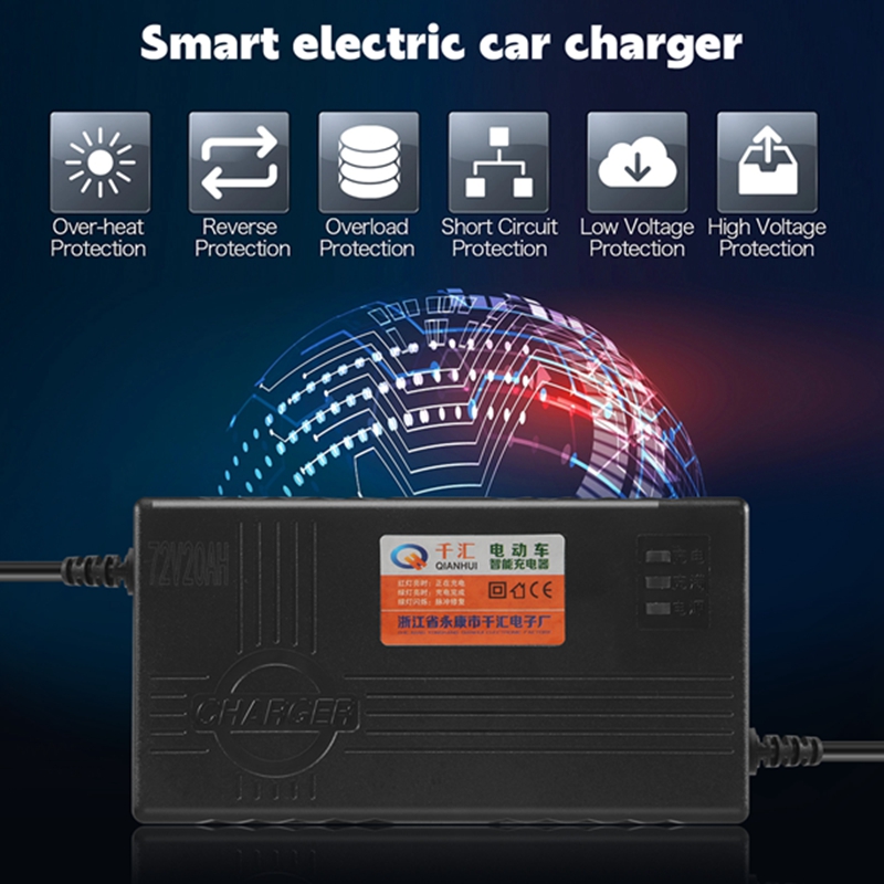 T82C Hot Sale-72V 20AH รถจักรย - 84V 20A Smart Charger บทวิจารณ์และราคา