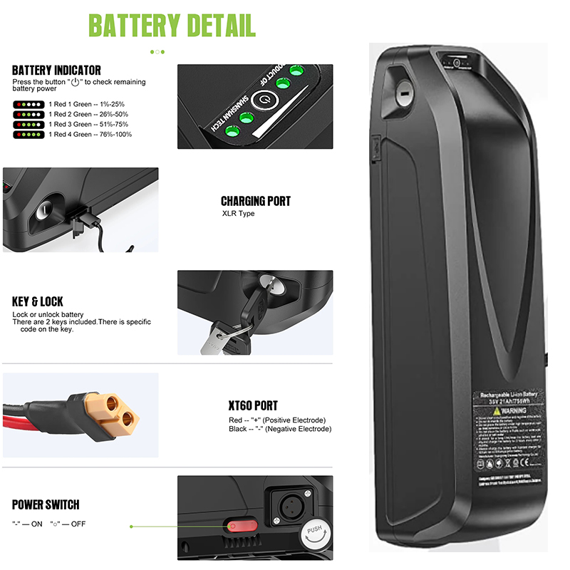 แบตเตอรี่จักรยานไฟฟ้า 48V 50AH - 60V 50Ah Electric Scooter Battery บทวิจารณ์และราคา