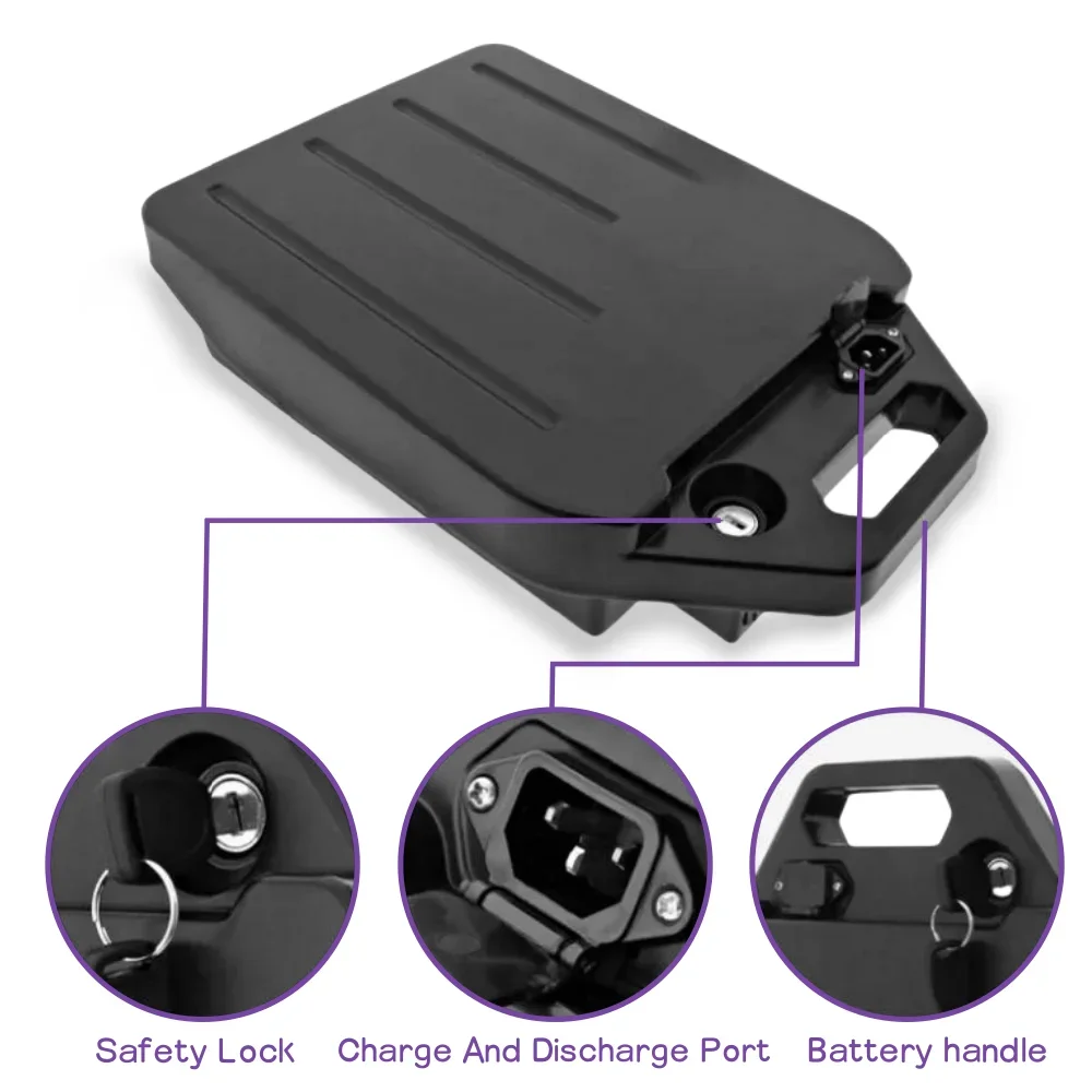 แบตเตอรี่ลิเธียม 18650 กันน้ำ  - 60V 50Ah Electric Scooter Battery บทวิจารณ์และราคา