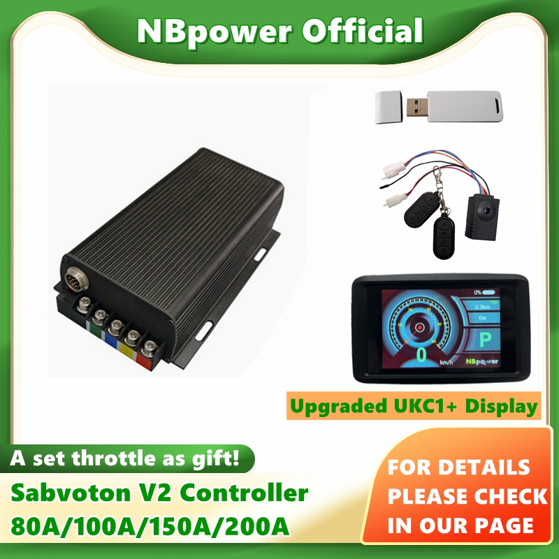 ชุดควบคุม Sabvoton V2 72V 200A - 72V 100A Sabvoton Controller บทวิจารณ์และราคา
