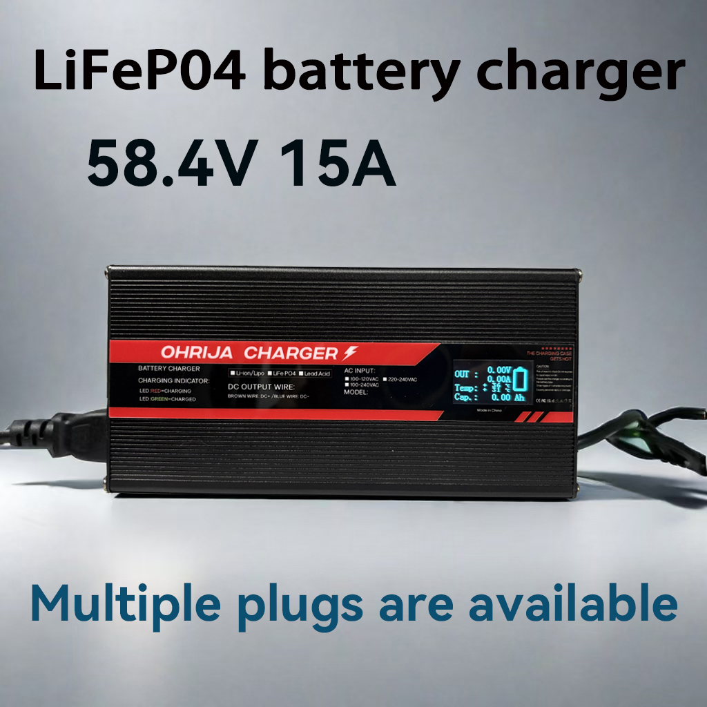 OHRIJA 58.4V 15A เครื่องชาร์จพ - 84V 20A Smart Charger บทวิจารณ์และราคา