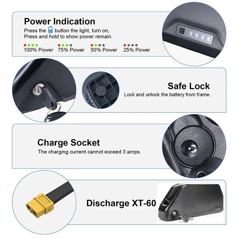 แบตเตอรี่จักรยานไฟฟ้า Cham-Rid - 72V 50Ah 21700 Lithium Battery บทวิจารณ์และราคา